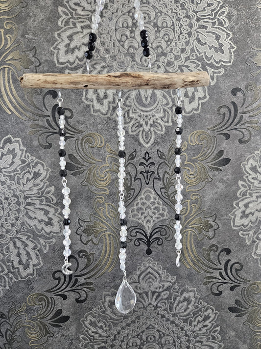 Celestial Crystal Glass Suncatcher | Cosmic-Inspired Window Décor